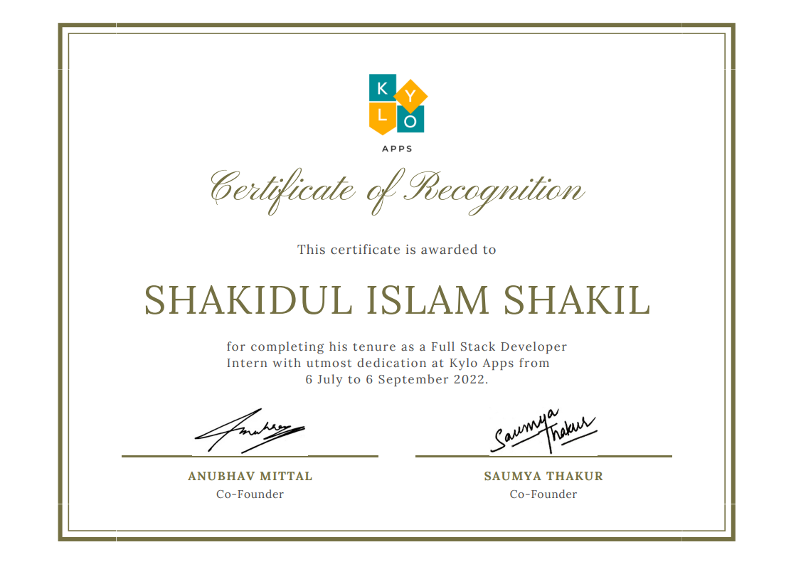 Web Development Certificate